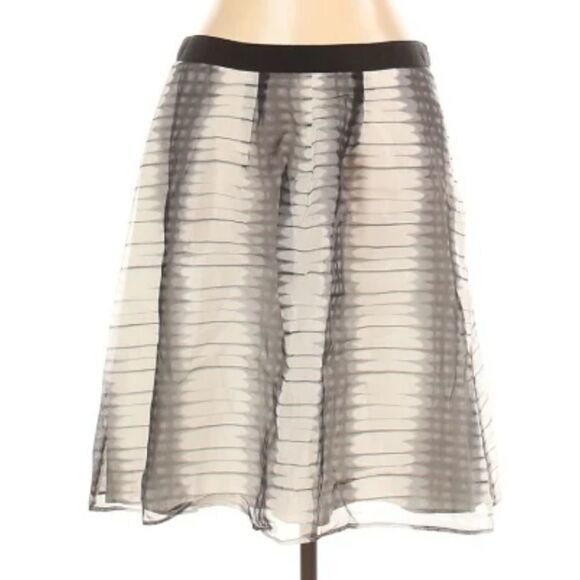 NWT Club Monaco Raquel Skirt Black/White size 0 - Picture 1 of 7